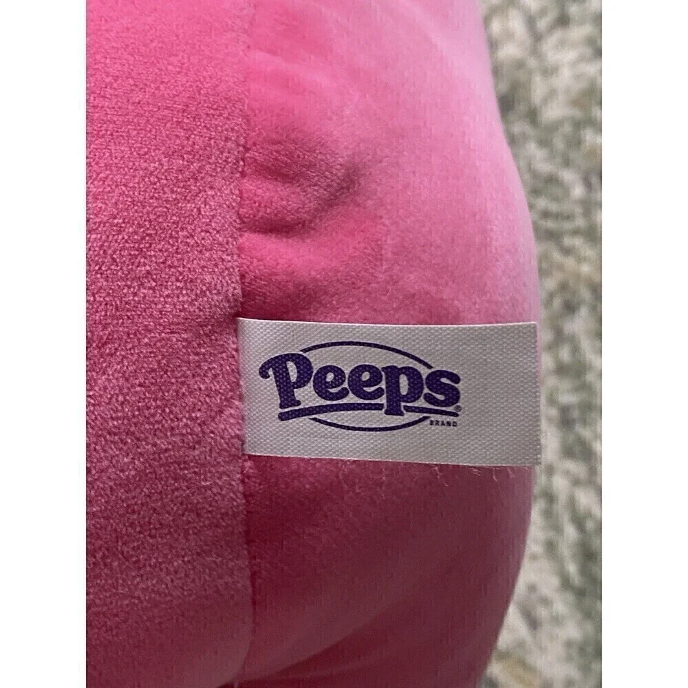 PEEPS Bunny Plush Pink Just Born Inc 16” Tall Easter Stuffed Animal Rabbit